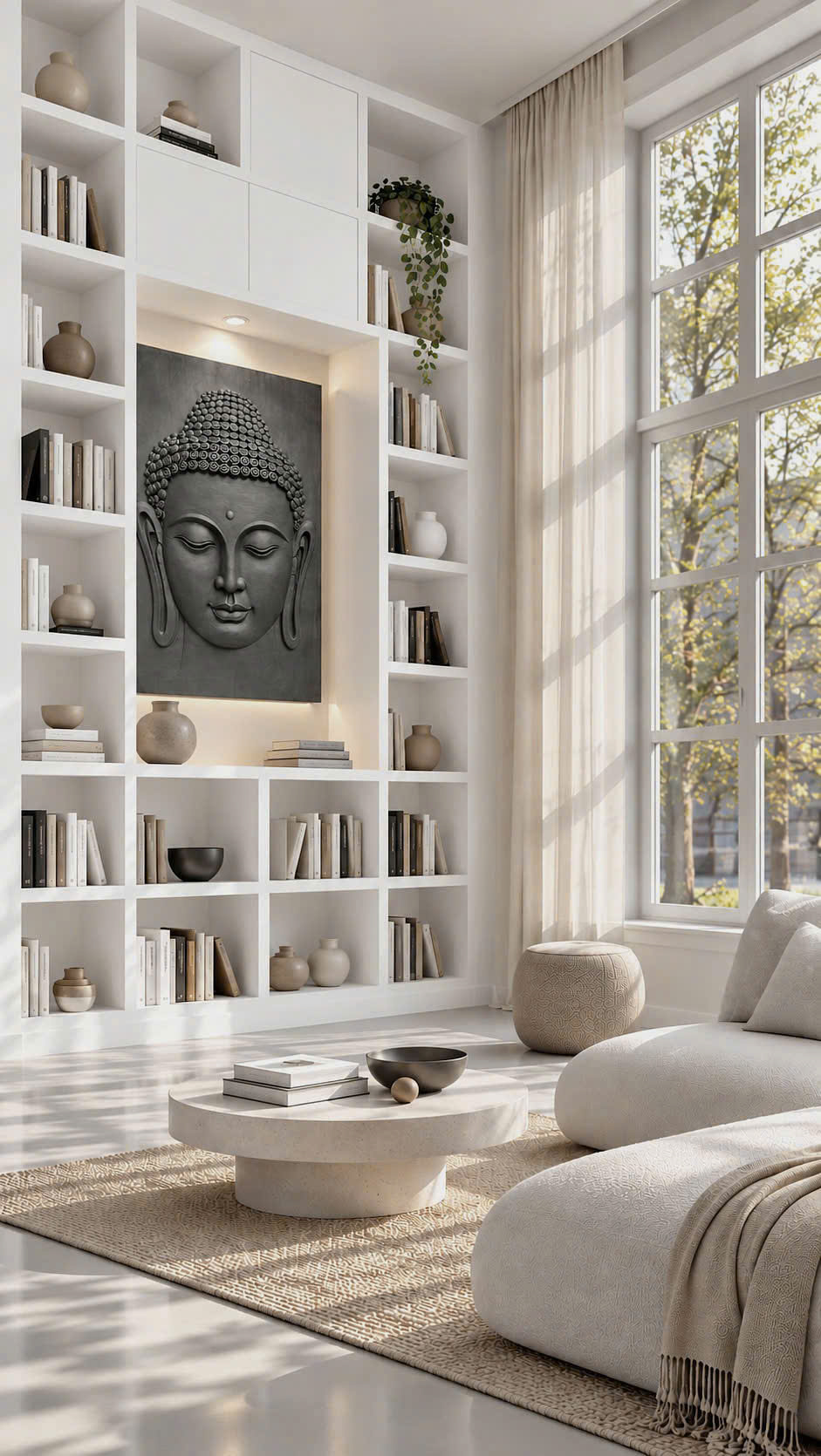 Shakyamuni Buddha Relief Sculpture  - Medium Size view 6