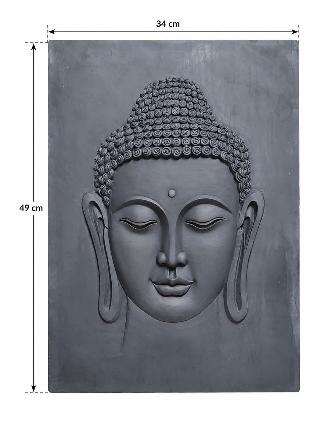 Shakyamuni Buddha Relief Sculpture  - Medium Size view 2